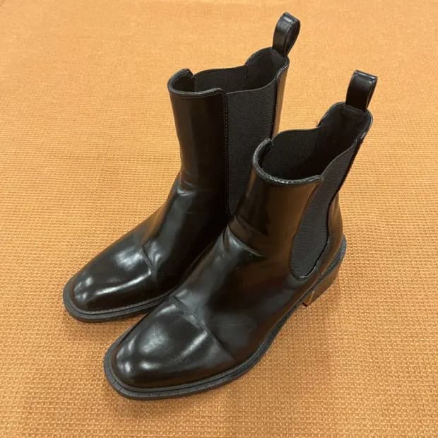 자라 ZARA 블랙 첼시 부츠 230 G05045