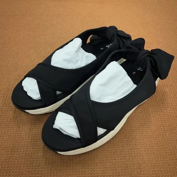 자라 ZARA 발레코어 리본 샌들 255 G05227