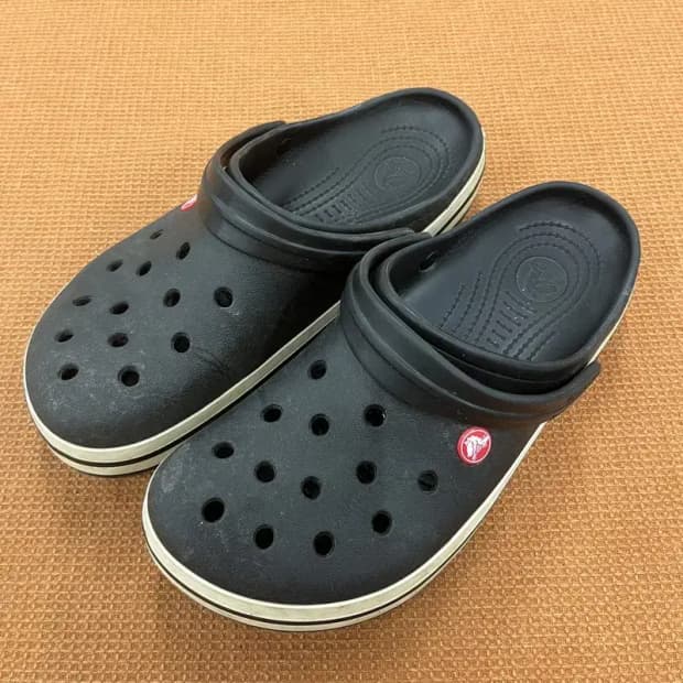 크록스 블랙 클로그 샌들 W11 G05662