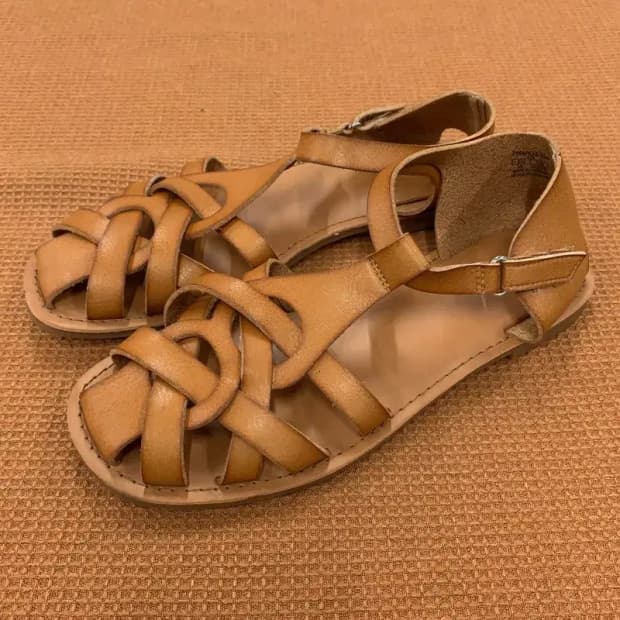 자라 ZARA 스트랩 샌들 225 G06156