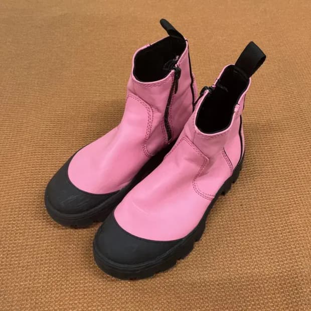 자라 ZARA 핑크 부츠 225 G07273