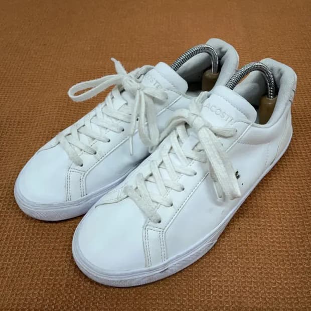 라코스테 캐주얼 스니커즈 운동화 UK6 G08856