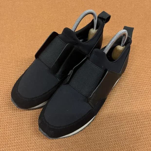 찰스앤키스 블랙 여성 슬립온 G07009