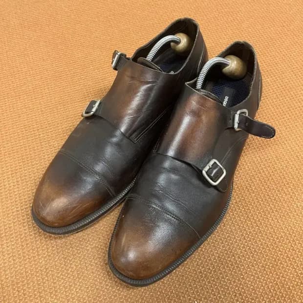 디스퀘어드2 브라운 가죽 로퍼/블로퍼 42 G08062