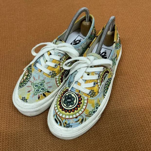 반스 애너하임 팩토리 믹스 모자이크 스니커즈 운동화 235 G08215