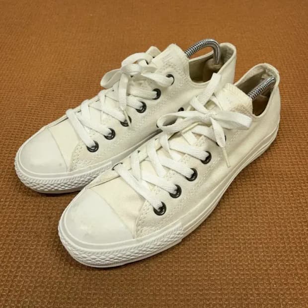 컨버스 화이트 로우 스니커즈 신발 250 G08477