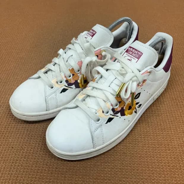 아디다스 스탠스미스 플라워 스니커즈 운동화 255 G08677