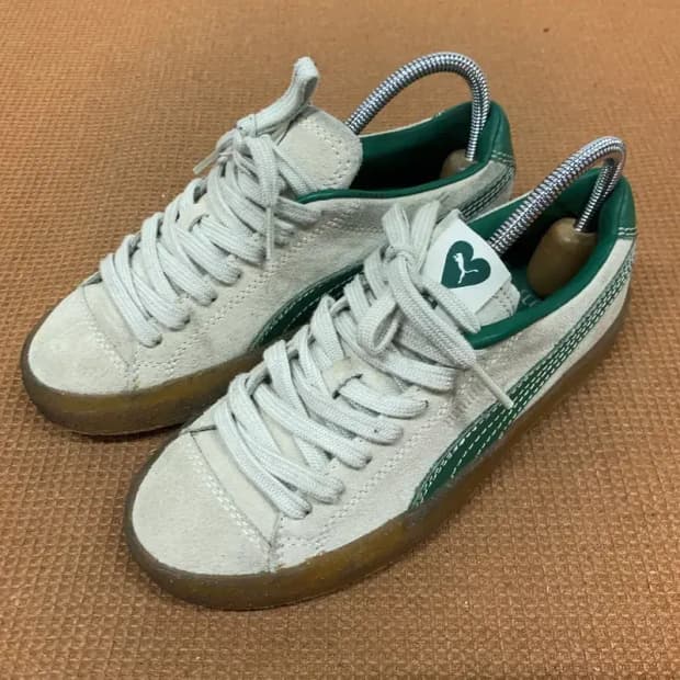 푸마 아미 스웨이드 샌드그린 스니커즈 230 G08726