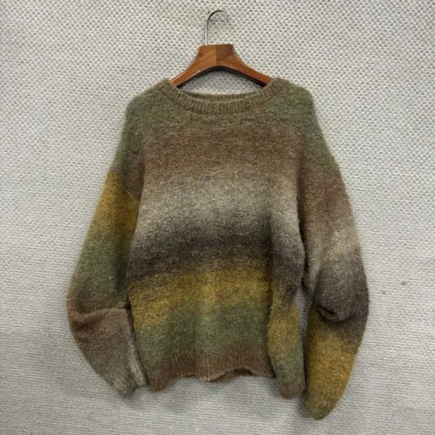 빈티지 다채색 니트 M M08481
