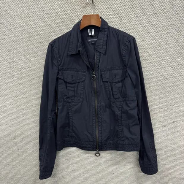 캘빈클라인 캐주얼 투포켓 집업 자켓 M M08798