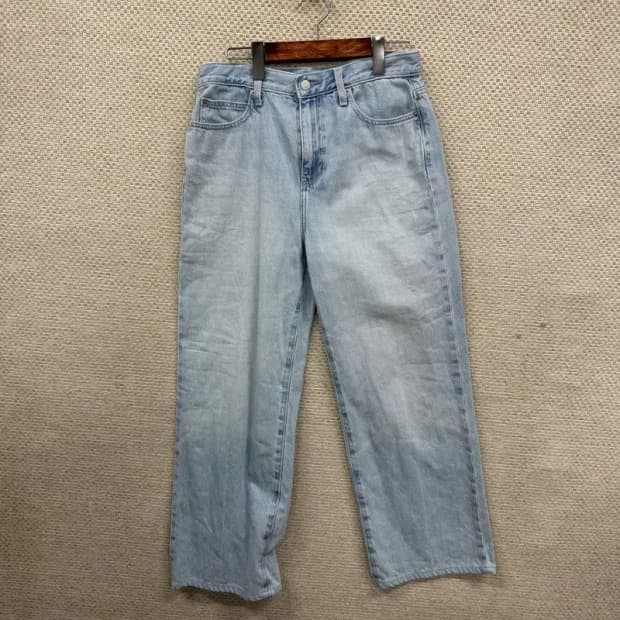 유니클로 데님 연청 청바지 66 M08808