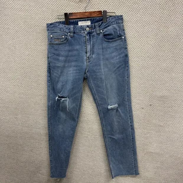 플랙진 데미지 스키니진 데님 청바지 32 M08816