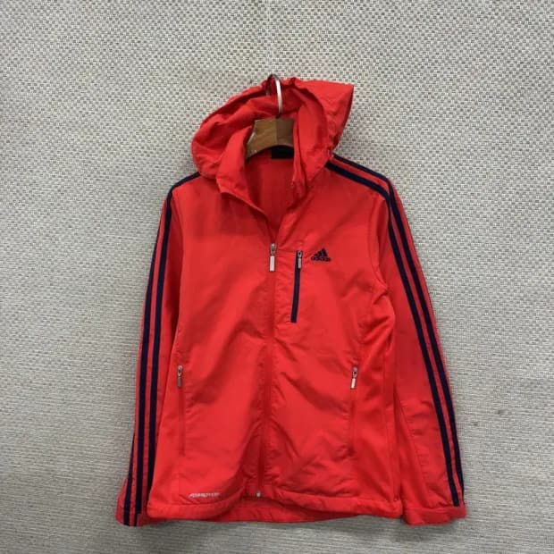 아디다스 자수로고 후드 바람막이 자켓 85 M09069