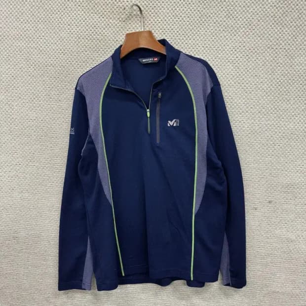 밀레 아웃도어 반집업 긴팔티 105 M09198