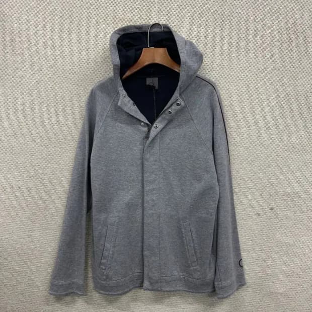 캘빈클라인 무지 캐주얼 후드집업 M M09450