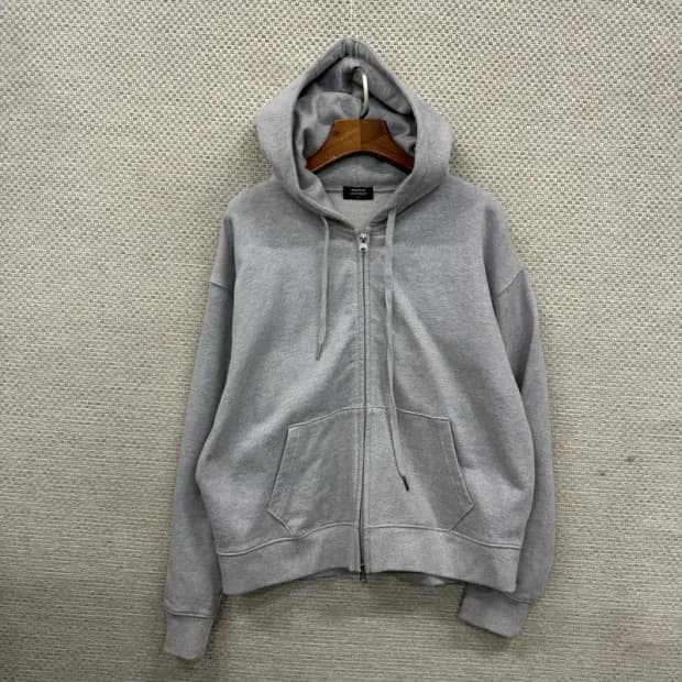 무신사 스탠다드 무지 캐주얼 오버핏 후드집업 M M09547