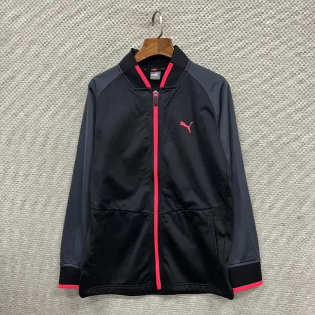 푸마 프린팅로고 캐주얼 져지 집업 160 M09555