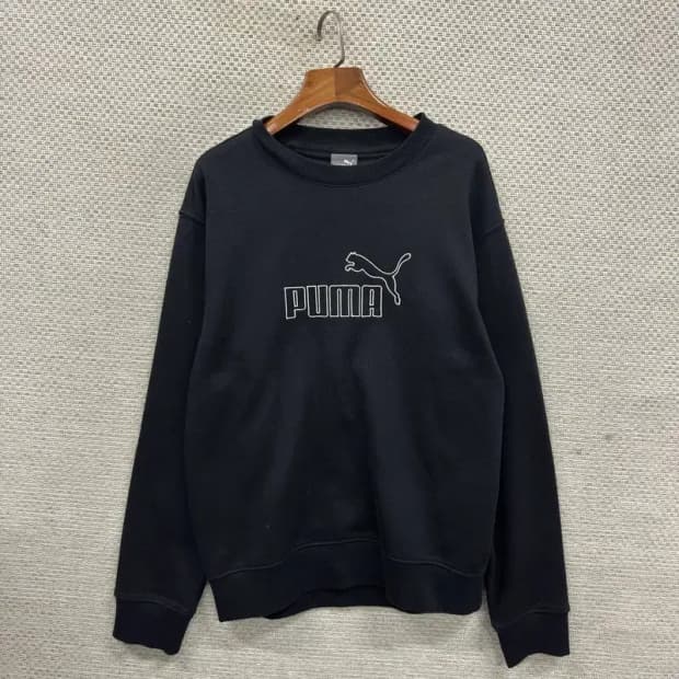 푸마 자수로고 캐주얼 오버핏 맨투맨 M M09558