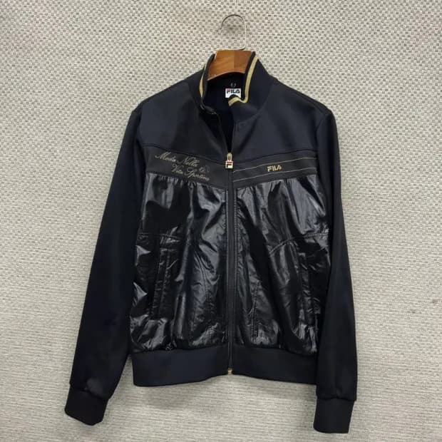 필라 올드스쿨 자수로고 트랙탑 져지 집업 100 M09676