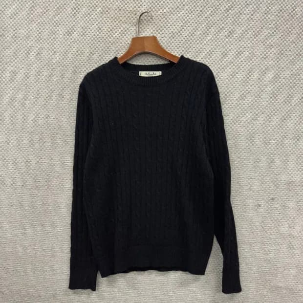 앤더슨벨 캐주얼 케이블 라운드넥 니트 L M09684