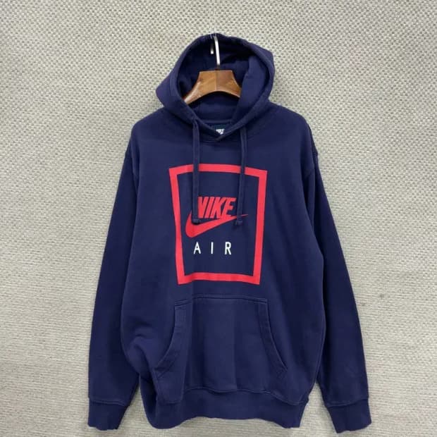 나이키 에어 로고 프린팅 약기모 후드티 L M08942
