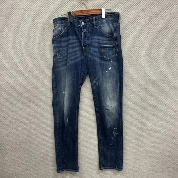 디스퀘어드2 워싱 데님 청바지 46 M08970