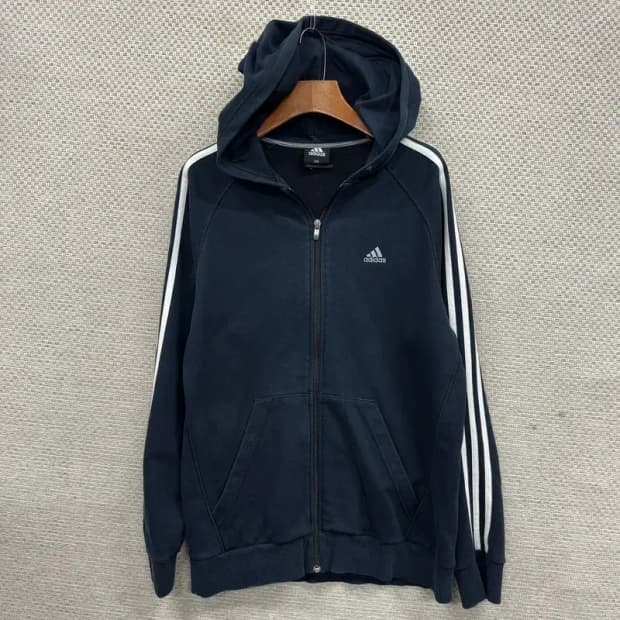 아디다스 자수로고 사이드라인 후드집업 105 M08962