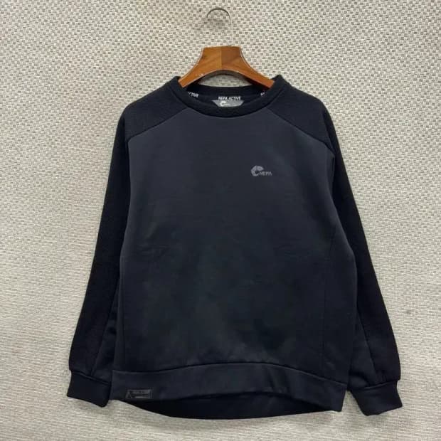 네파 아웃도어 사이드로고 약기모 긴팔티 90 M10041