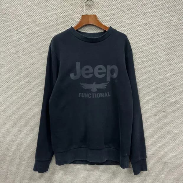 지프 JEEP 캐주얼 빅로고 스웻셔츠 맨투맨 L M10042