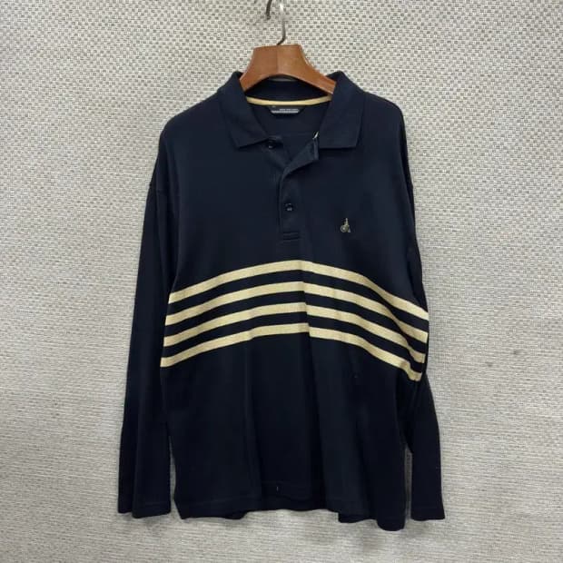 빈폴 자수로고 캐주얼 긴팔 카라티 105 M10157