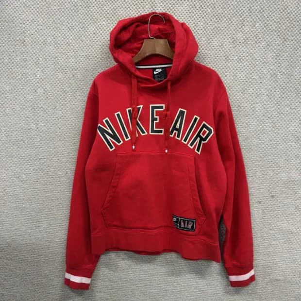 나이키 프린팅로고 약기모 오버핏 후드티 S M10151