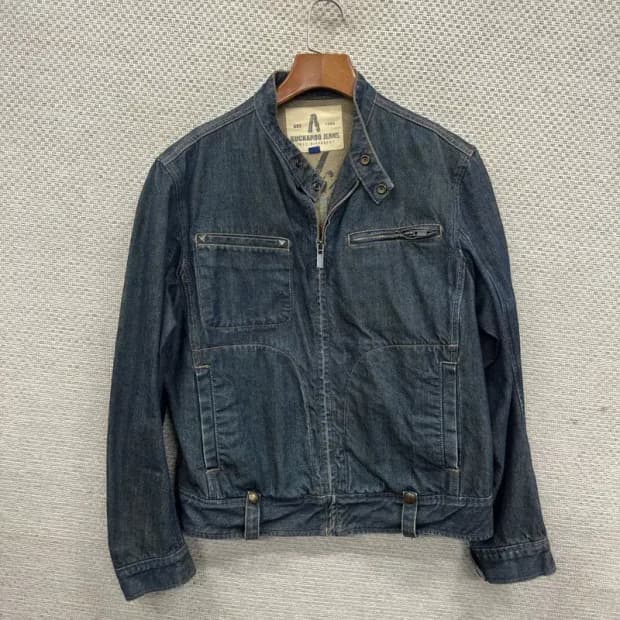 버커루 캐주얼 올드스쿨 데님 청자켓 L M10390
