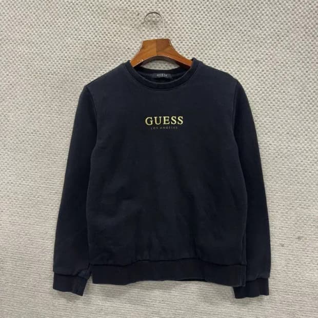 게스 캐주얼 센터로고 스웻셔츠 맨투맨 S M10276