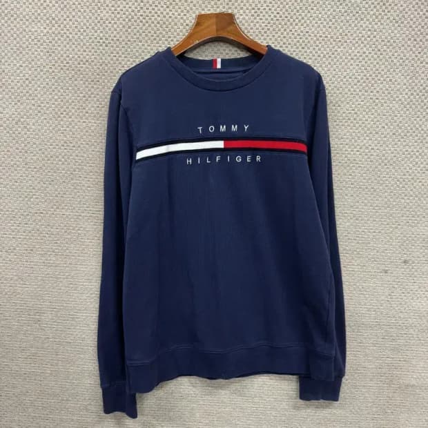 타미힐피거 캐주얼 빅로고 스웻셔츠 맨투맨 95 M10625