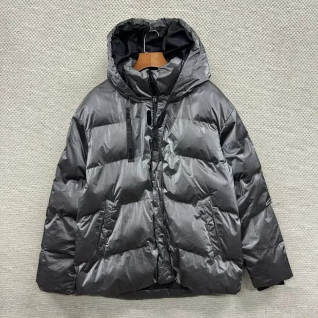 푸마 캐주얼 유광 패딩 점퍼 L M10994