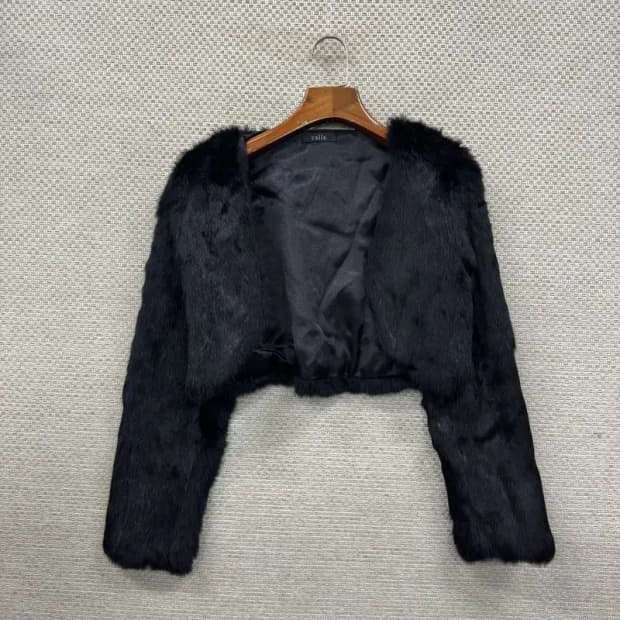 빈티지 크롭 페이크퍼 털 자켓 85 M11117