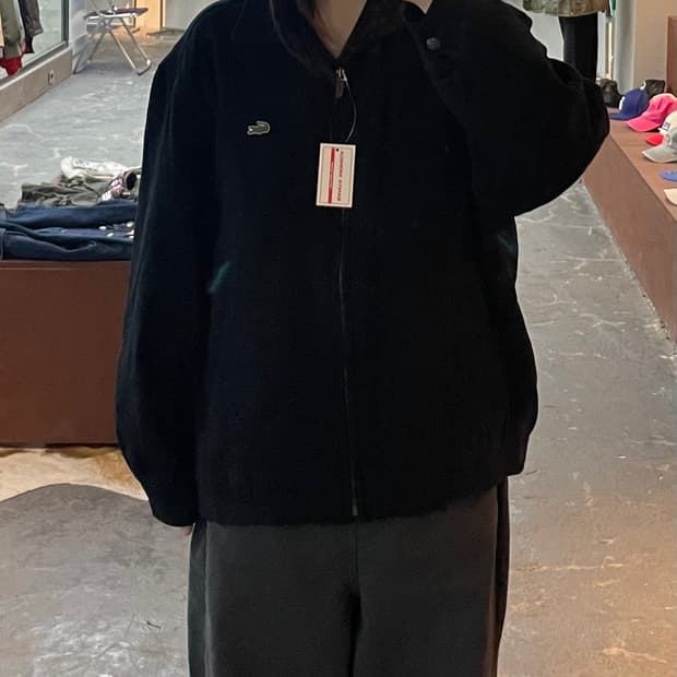 라코스테 블랙 울 자켓 H2064