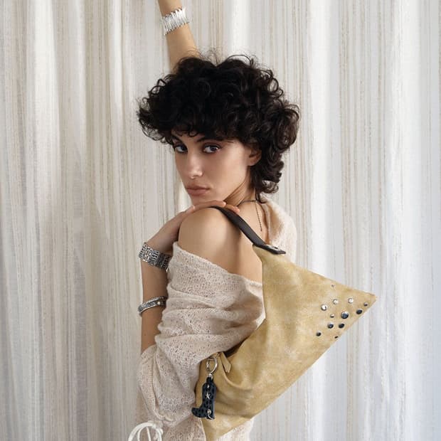 샌드뮤지엄 로라 호보백 미니 빈티지옐로우