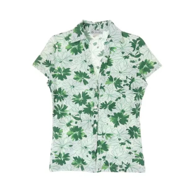 LORO PIANA 로로피아나 여성 꽃무늬 티 셔츠 M