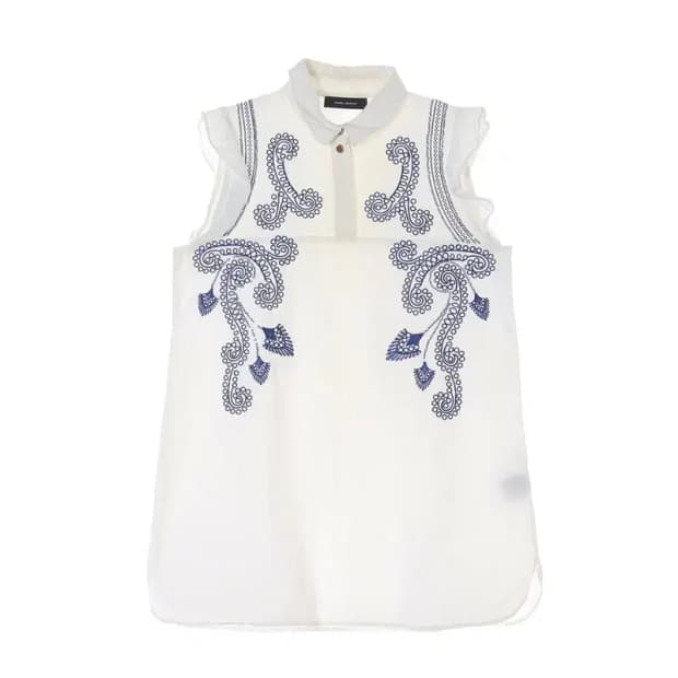 ISABEL MARANT 이자벨마랑 민소매 조끼 블라우스 S