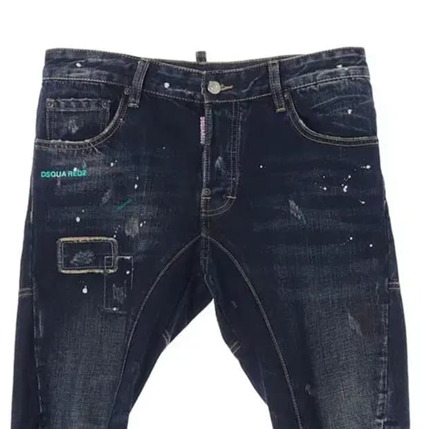DSQUARED2 디스퀘어드2 워싱 데님 청바지 48
