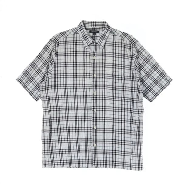 BURBERRY 버버리 체크 반팔 셔츠 100(L)