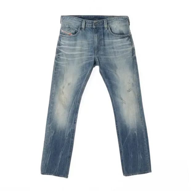 DIESEL 디젤 THAVAR 데미지 워싱 청바지 30
