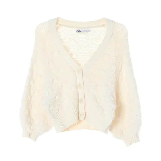 ZARA 자라 니트 가디건 S