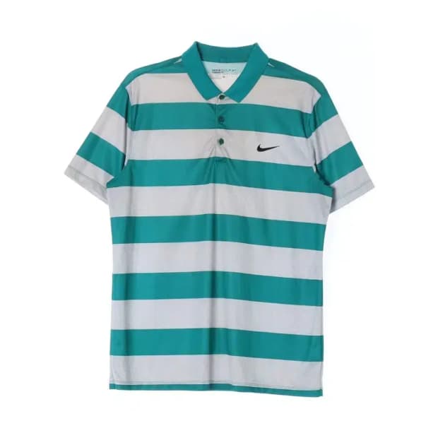 NIKE GOLF 나이키골프 굵은 스트라이프 카라티 M
