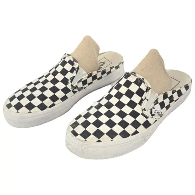 235) VANS 반스 체커보드 뮬 슬립온