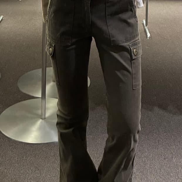 M)Japanese vintage 여성 부츠컷 팬츠