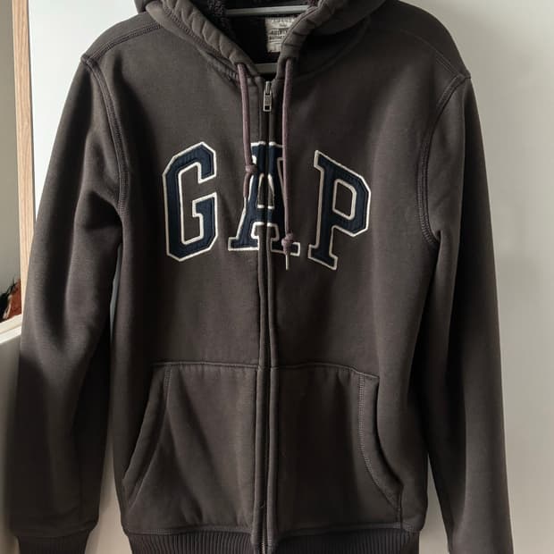 Gap 갭 브라운 울프죠 후드집업