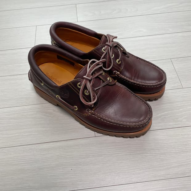 팀버랜드 클래식 3 아이 버트슈즈 버건디 270사이즈