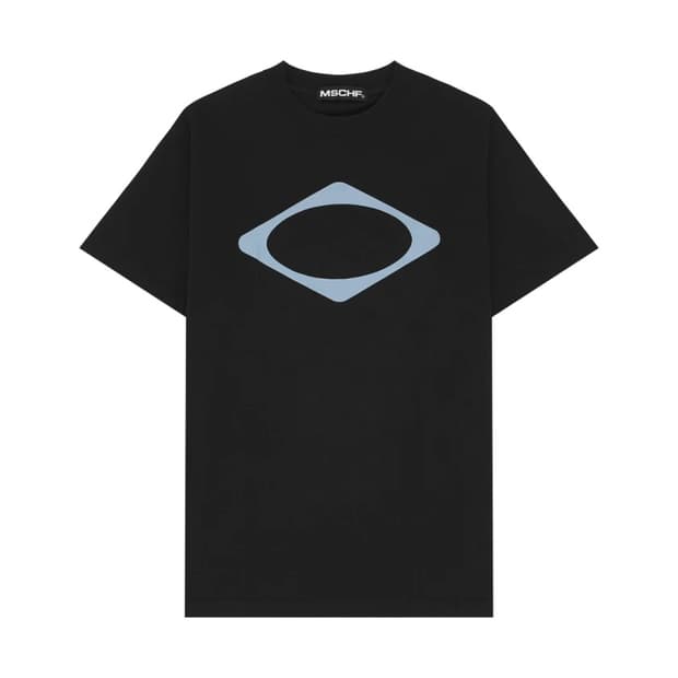 미스치프 롬버스 베이직 티셔츠 블랙
